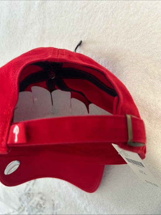 \'47 OS Hat Philadelphia Phillies Baseball Cap Red 100% cotton Anthropologie NWT main image 11